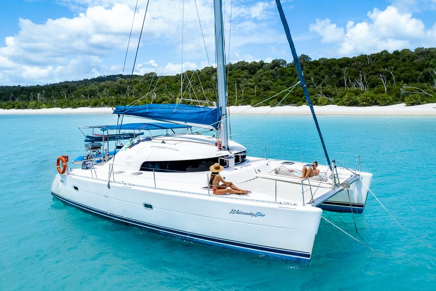 Image of Whitsunday Blue Catamaran sailing in the Whitsundays, Airlie Beach