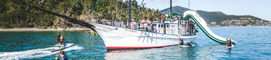 New Horizon, Sailing Whitsundays, Airlie Beach, Slide