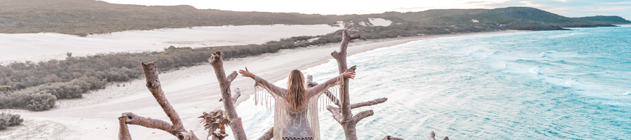 Hands in the Air Fraser Island