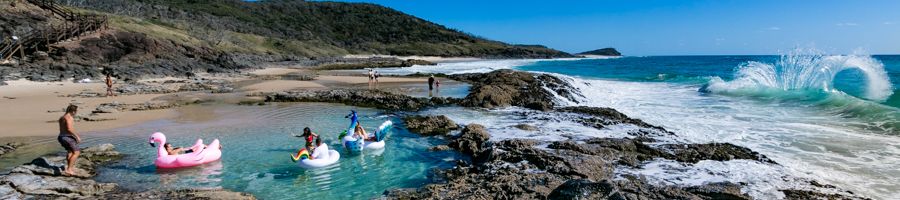 champagne pools, sunrover