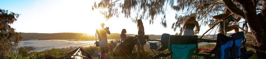 camping, fraser island