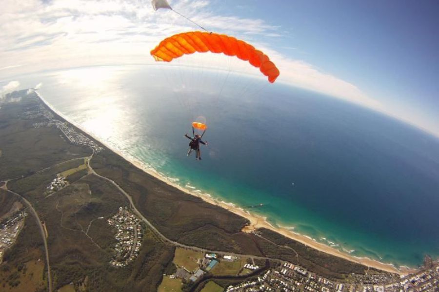 Skydive Noosa Hero Image | East Coast Tours Australia