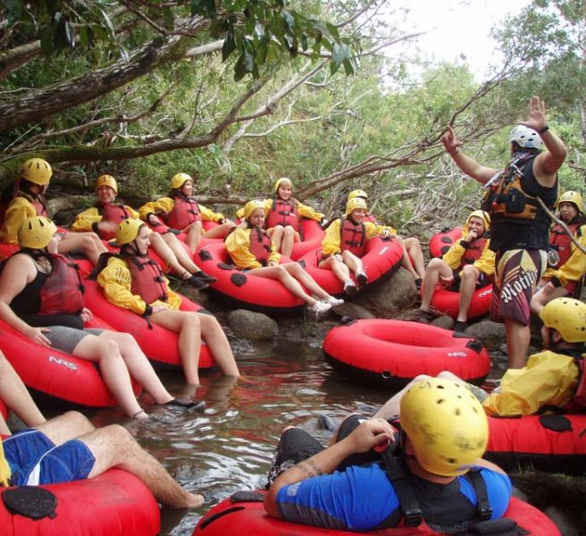 Half Day Rainforest Tubing Main Image | East Coast Tours Australia