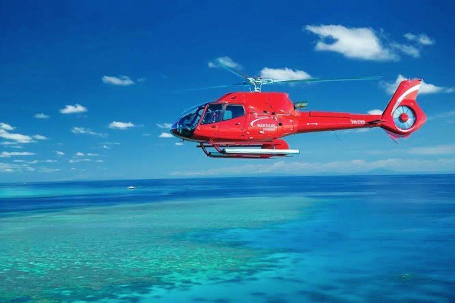cairns reef helicopter tours