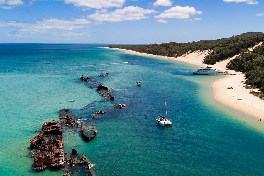 Moreton Island Get Wrecked Day Tour Hero Image | East Coast Tours Australia
