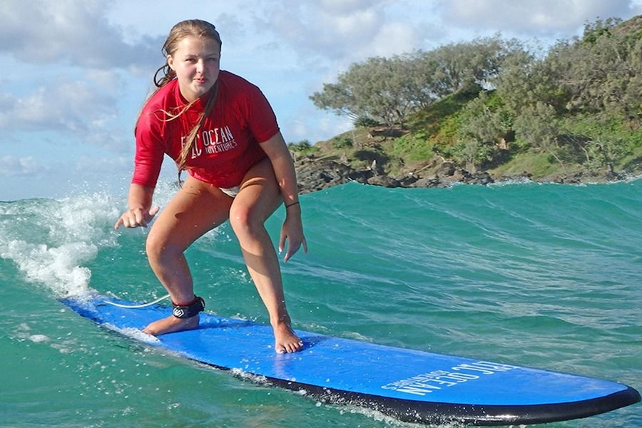 Double Island Surf Or Play Adventure Noosa Hero Image | East Coast Tours Australia