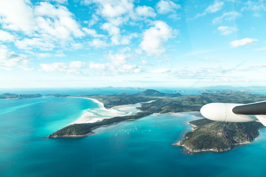 Scenic flights Airlie Beach