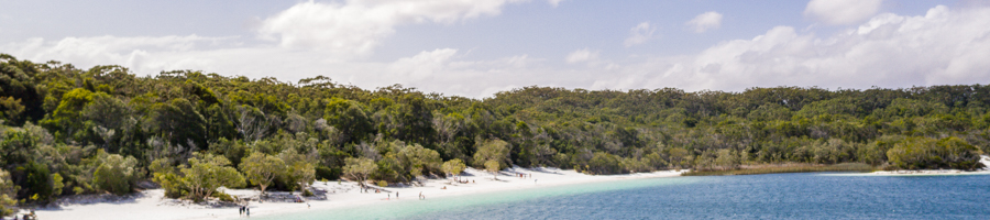 fraser island, white beach, lake mckenzie