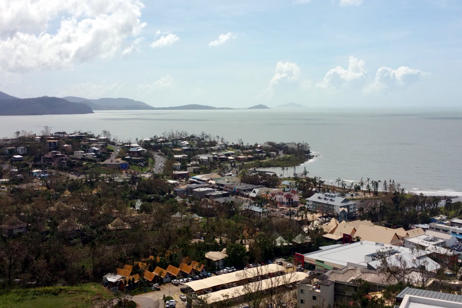 Sailing Whitsundays Hero Image For Cyclone Debbie makes work in the Whitsundays