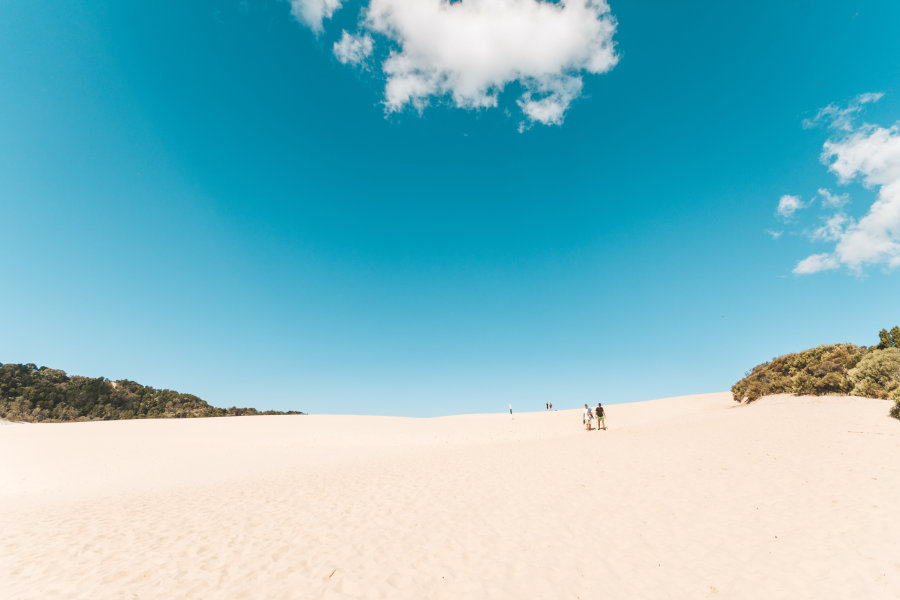 Sailing Whitsundays Hero Image For Sand Dunes On K'gari (Fraser Island)
