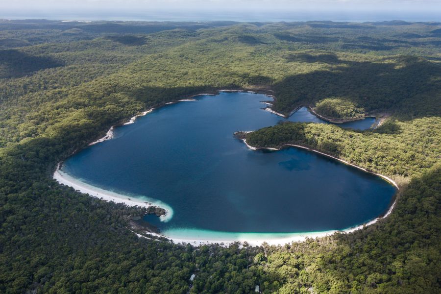 Lake Mckenzie From Above