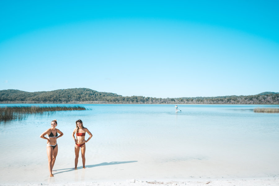 Sailing Whitsundays Hero Image For Lake Birrabeen On K'gari (Fraser Island)