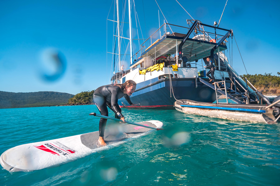 Stand Up Paddleboard Fall