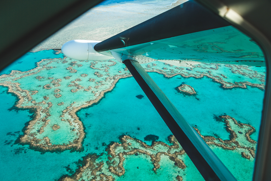 Heart Reef, Scenic flight GSL whitsundays