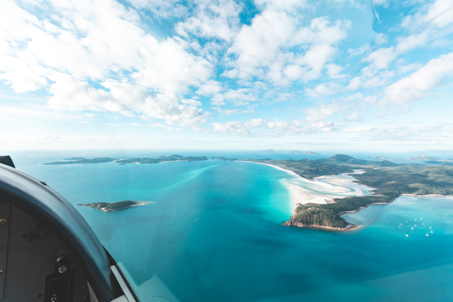 Airlie Beach Scenic Flights, Whithaven shifting sands