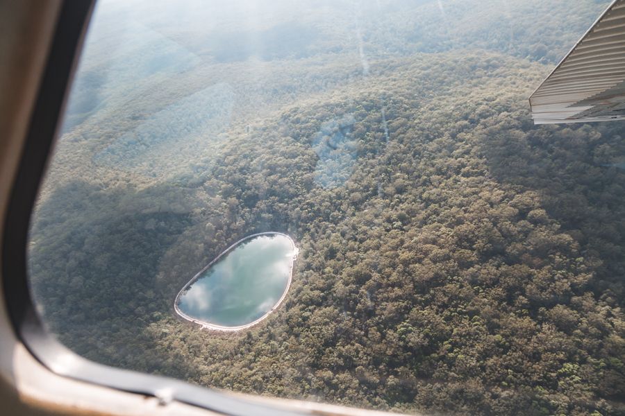 Basin Lake From Above