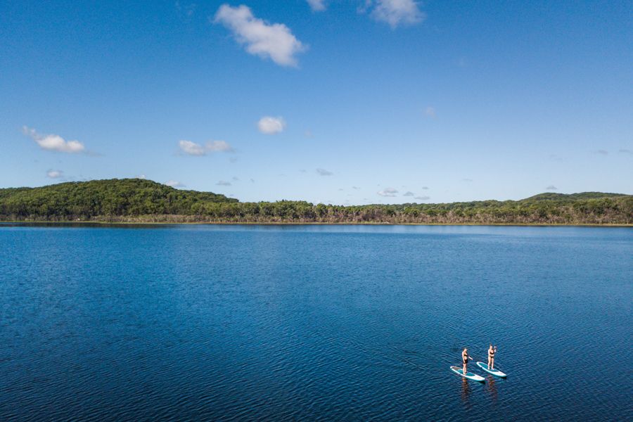 Sailing Whitsundays Hero Image For <p>Lake Boomanjin Fraser Island</p>
