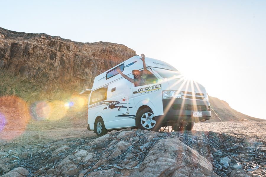 Campervan touring Australia