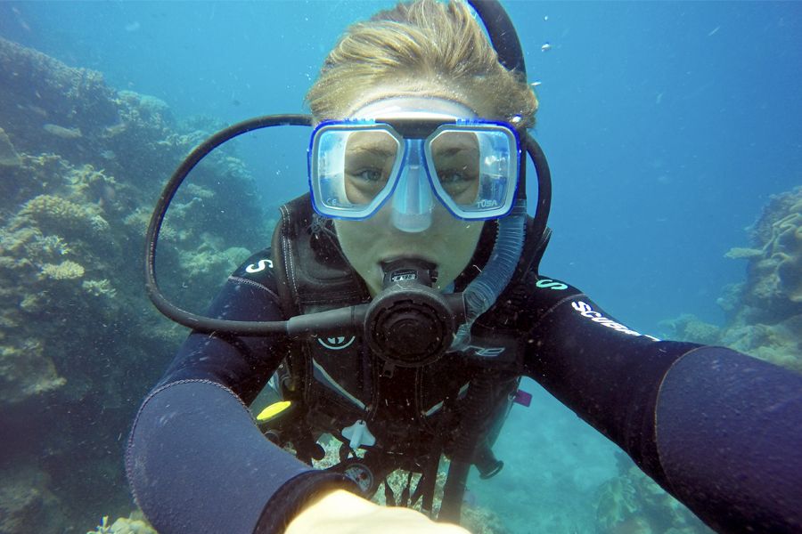 scuba diving 