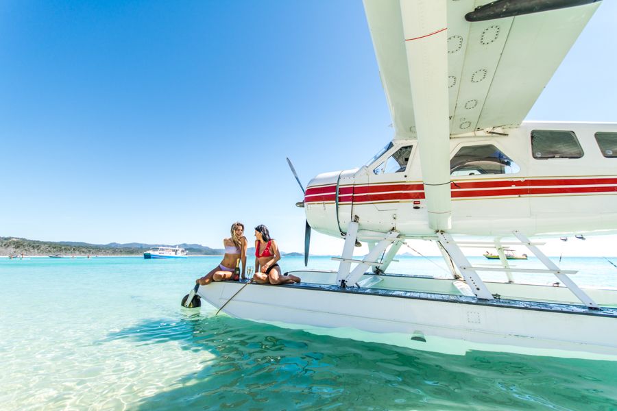 Bullet and Sea Plane Whitehaven Beach