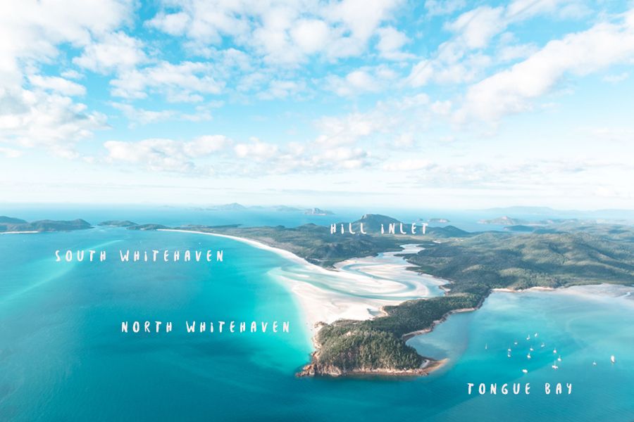 Whitehaven Beach Map