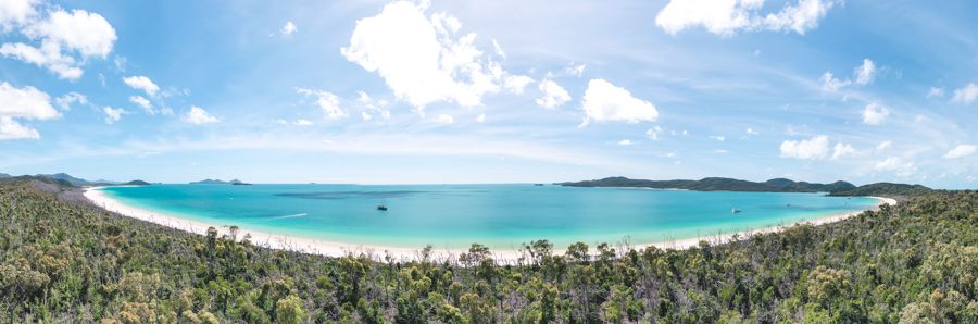 Whitehaven Beach South Panorama