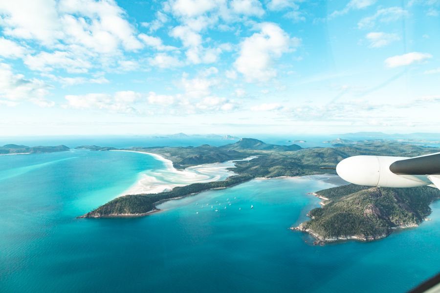 flight, hill inlet, scenic