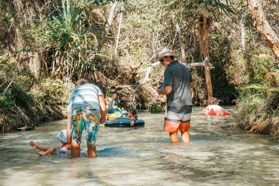 Fraser Island Families Eli Creek Floating