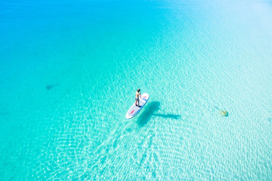 paddleboard, whitehaven beach