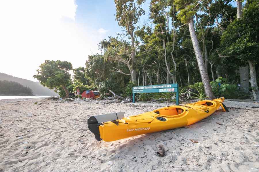 kayak, whitsunday islands