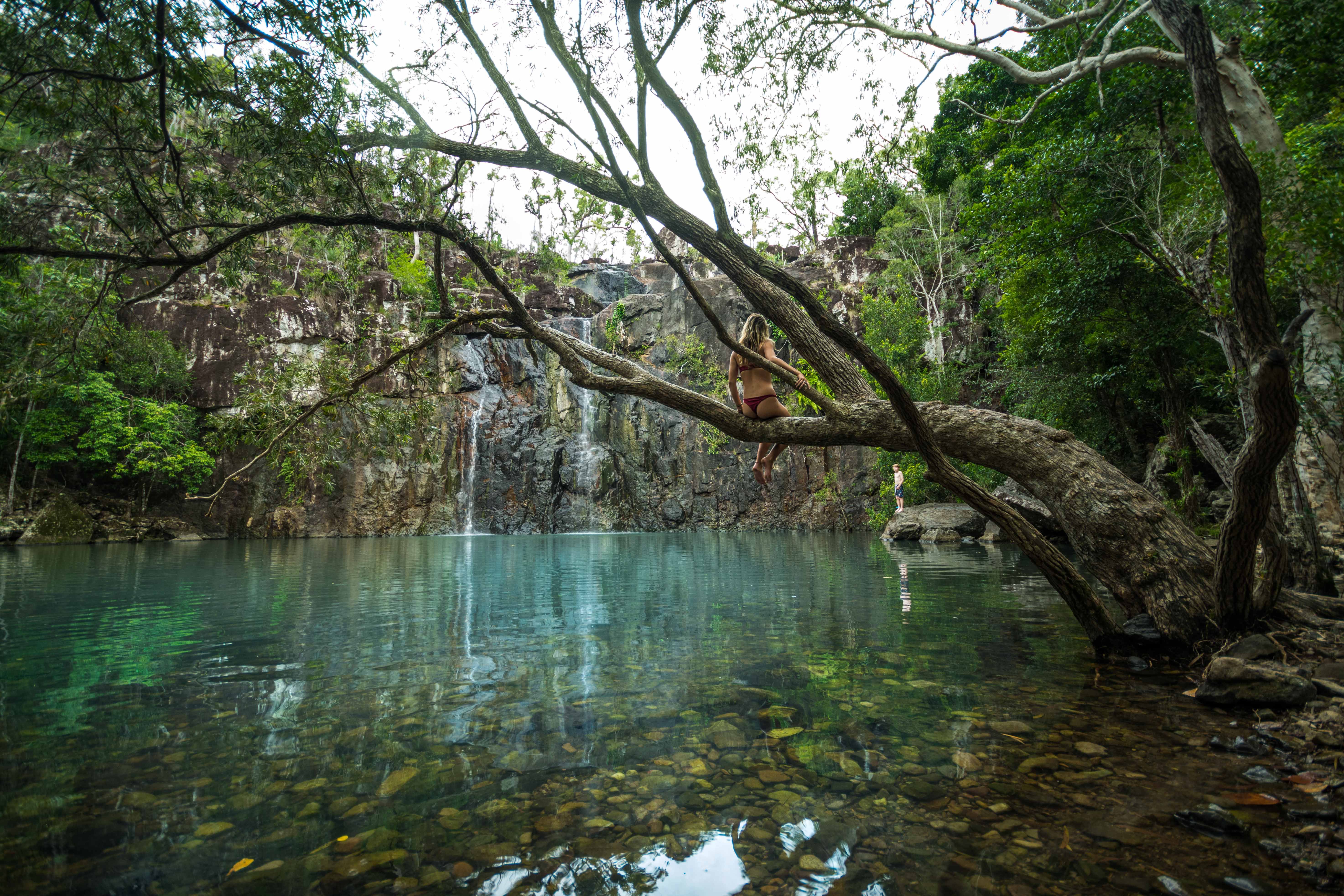 Hanging out at cedar creek falls