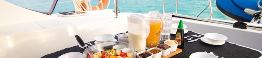 Alfresco breakfast Whitsunday Blue Menu