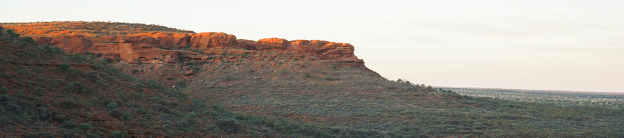 A landscape shot of the Red Centre