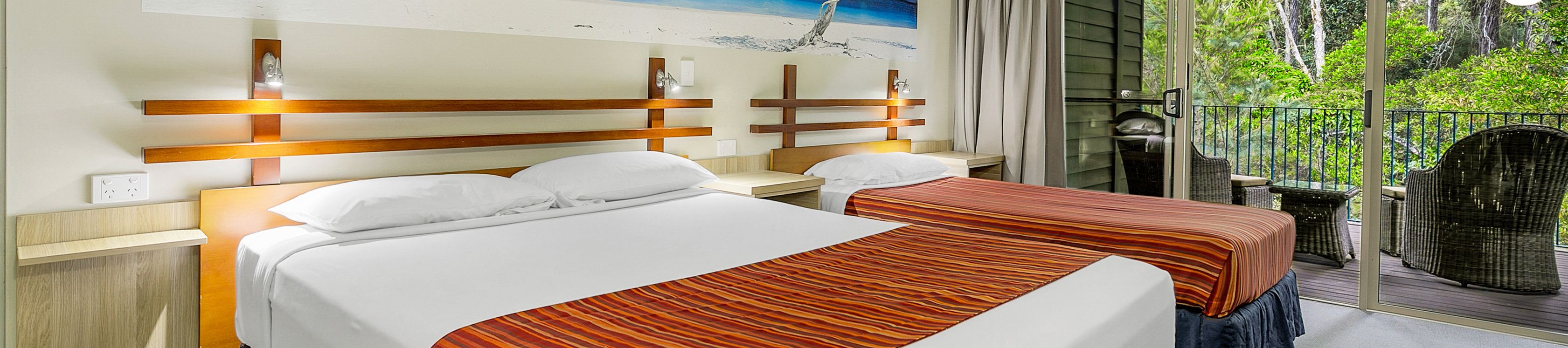 wallum resort hotel room at kingfisher bay resort kgari