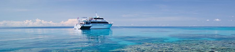 Pro Dive vessel on the Great Barrier Reef