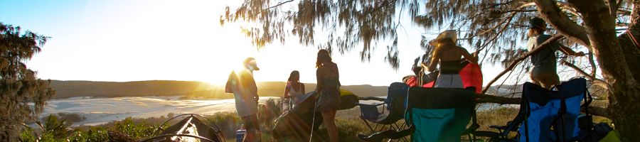 camping, fraser island