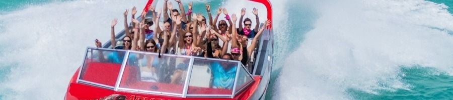 Pioneer Adventure jet boat tour in the Whitsundays