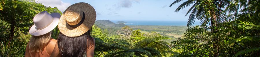 Two women at Daintree Lookout