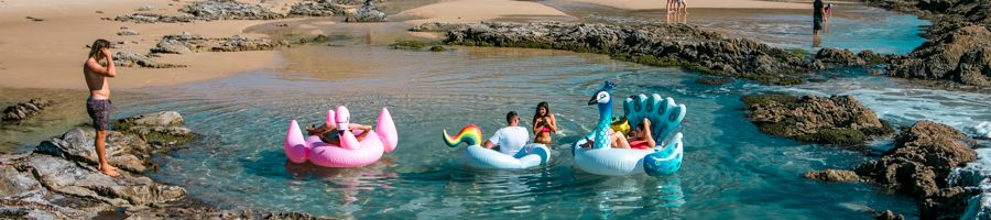 Champagne pools Fraser island inflatables