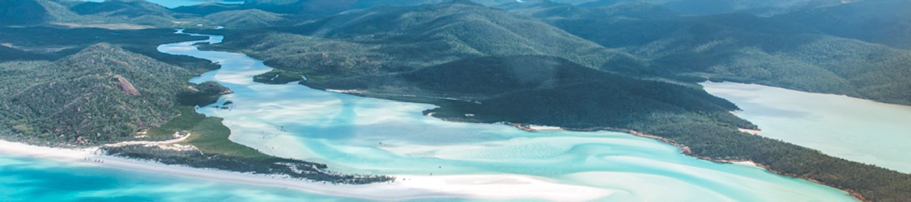 Swirling sands view from Hill Inlet Lookout