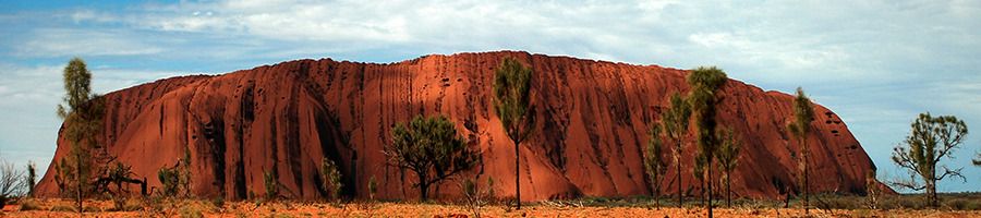 Uluru in the Outback of Australia