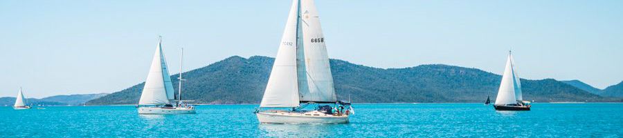 sailboats for race week cruising in the whitsundays