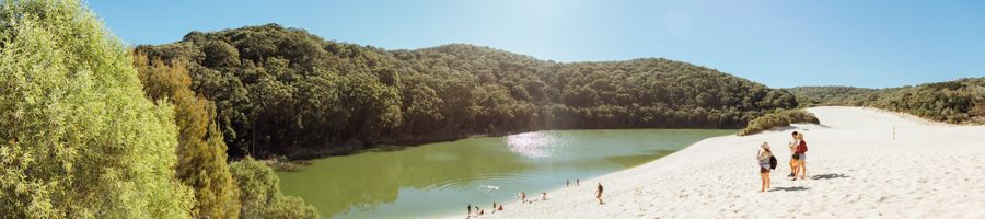 lake wabby, fraser island