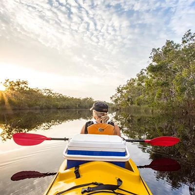 Noosa Everglade Kayak Tour shot of woman