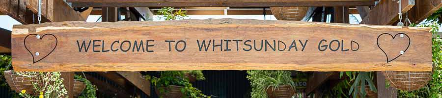 Whitsunday Gold Coffee entrance sign