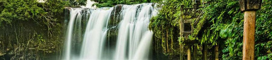 Mena Creek Falls at Paronella Park, Cairns