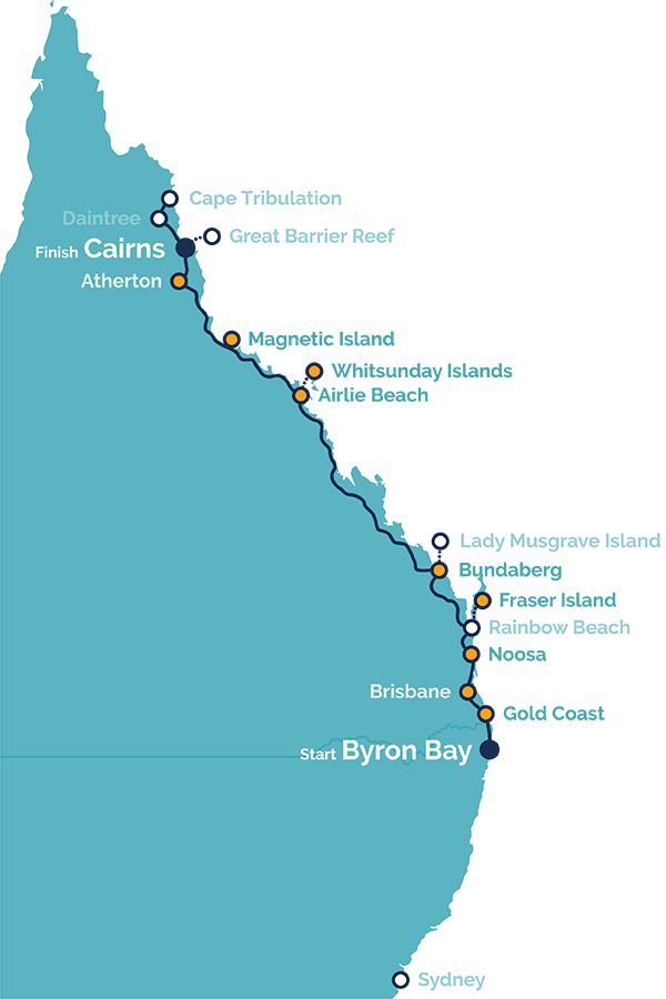 16 Day Guided Byron Bay To Cairns Roo Tour