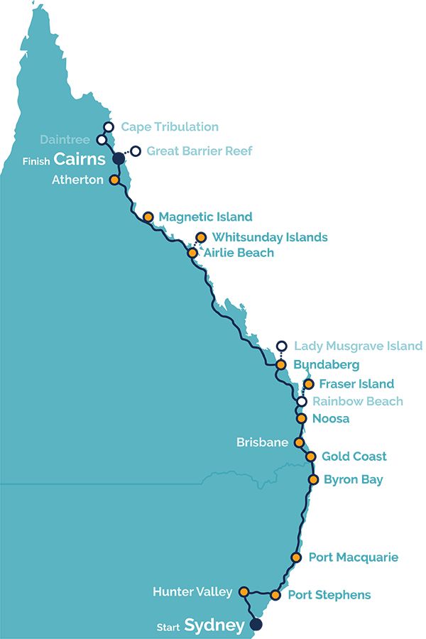 21 Day Guided Sydney To Cairns Emu Tour