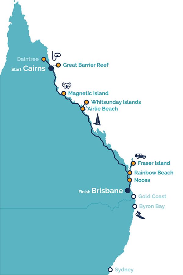 20 Day Explorer Cairns To Brisbane
