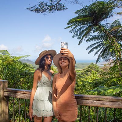 Two women taking a selfie in Cairns